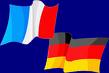 deutsch-französische Flaggen